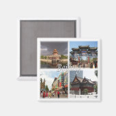 Aimant zCN015 BEIJING, Chine, Asie, réfrigérateur (Recto/Verso)