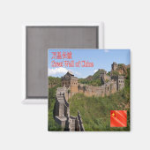 Aimant zCN026 GRAND MUR DE CHINE, RPC, Frigo souvenir (Recto/Verso)