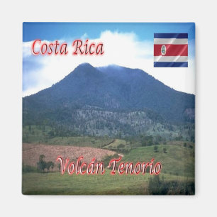 Aimant zCR008 COSTA RICA, Volcan Tenorio, Amérique, Frigo