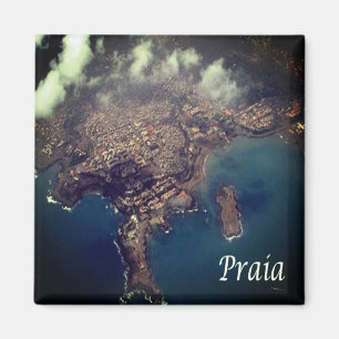 Aimant zCV015 PRAIA, Cap-Vert, Afrique, Réfrigérateur