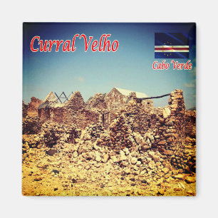 Aimant zCV017 CURRAL VELHO, Cap-Vert, Afrique, Frigo