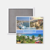 Aimant zCY003 AYIA NAPA Harbour Nelia - Chypre - Frigo (Recto/Verso)