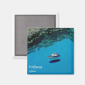 Aimant zCY007 PROTARAS Chypre, réfrigérateur (Recto/Verso)