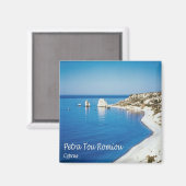 Aimant zCY008 PETRA TOU ROMIOU Chypre, Frigo (Recto/Verso)