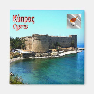 Aimant zCY024 CHÂTEAU DE KYRENIA Chypre, réfrigérateur