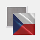 Aimant zCZ002 DRAPEAU D'AVANT de République tchèque, Frid (Recto/Verso)