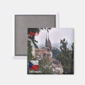 Aimant zCZ007 BRNO République tchèque, Fridge (Recto/Verso)