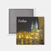 Aimant zCZ010 PRAGUE République tchèque - Fridge (Recto/Verso)