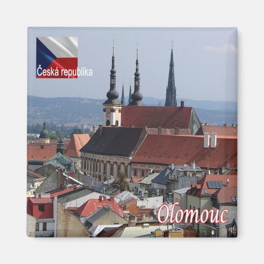 Aimant zCZ013 OLOMOUC République tchèque, Fridge (Devant)