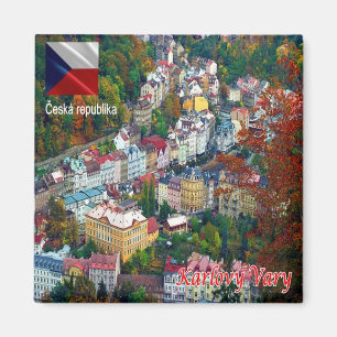 Aimant zCZ019 KARLOVY VARY République tchèque, Fridge