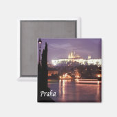 Aimant zCZ022 PRAGUE République tchèque - Fridge (Recto/Verso)