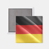 Aimant zDE002 ALLEMAND agitant DRAPEAU, Allemagne, Fridge (Recto/Verso)