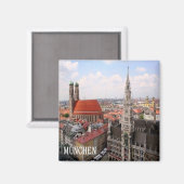 Aimant zDE023 MUNCHEN Allemagne, Fridge (Recto/Verso)