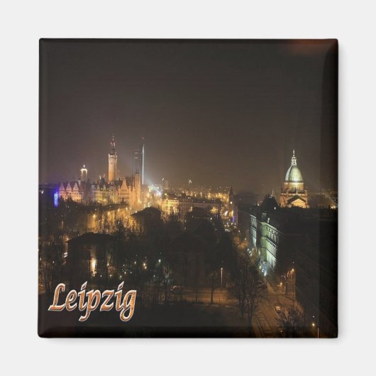 Aimant zDE026 LEIPZIG LIPSIA Allemagne, réfrigérateur (Devant)