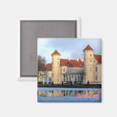 Aimant zDE033 RHEINSBERG CHÂTEAU Allemagne - Réfrigérateu (Recto/Verso)