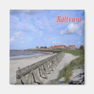 Aimant zDE041 BALTR SHORE îles frisonnes Allemagne Fridge