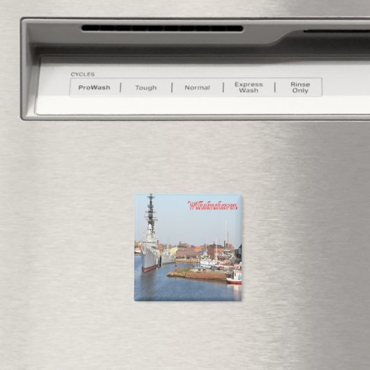 Aimant zDE046 WILHELMSHAVEN PORT Iles frisonnes, Fridge (In Situ (Lave-vaisselle))