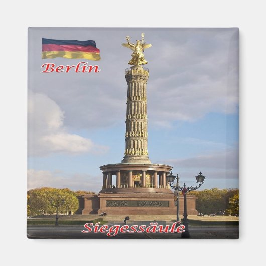 Aimant zDE049 BERLIN Berliner Victory Colonne Allemagne - (Devant)