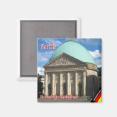Aimant zDE062 Cathédrale de BERLIN Saint-Hedwig, Réfrigér (Recto/Verso)
