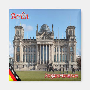 Aimant zDE074 BERLIN REICHSTAG BUILDING Allemagne, Fridge