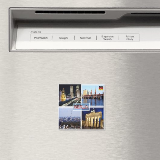 Aimant zDE090 BERLIN Bikini Haus Oberbaum, Frigo (In Situ (Lave-vaisselle))