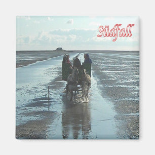 Aimant zDE095 SÜDFALL FAIBLE TIDE Îles frisonnes - Fridge