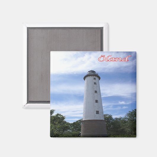 Aimant zDE096 ÖLAND LIGHTHOUSE Îles frisonnes, Fridge (Recto/Verso)