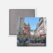 Aimant zDE101 MARBURG Wettergasse Allemagne, Fridge (Recto/Verso)