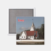 Aimant zDK015 ROMO SAINT CLEMEN KIRKE Iles frisonnes, (Recto/Verso)