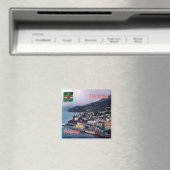 Aimant zDM004 ROSEAU, Panorama, Dominique, Amérique, Frig (In Situ (Lave-vaisselle))