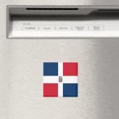 Aimant zDO001 RÉPUBLIQUE DOMINICAINE, Drapeau, Amérique, (In Situ (Lave-vaisselle))