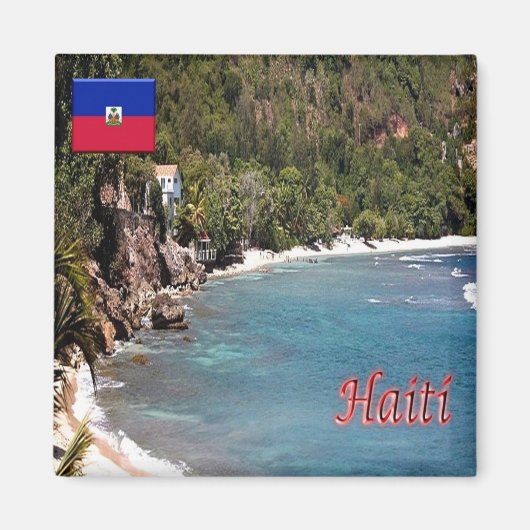 Aimant zDO021 HAÏTI, République Dominicaine, Fridge (Devant)