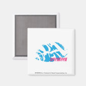 Aimant Zebra Aqua (Recto/Verso)