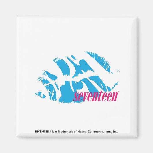 Aimant Zebra Aqua (Devant)