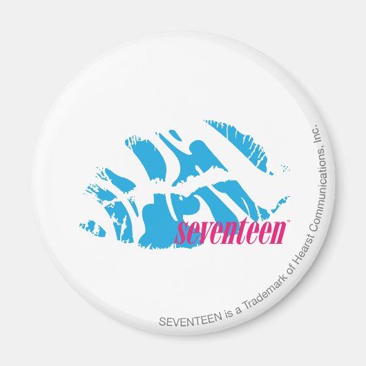 Aimant Zebra Aqua (Devant)