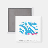 Aimant Zebra Aqua 4 (Recto/Verso)