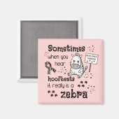 Aimant Zebra awareness (Recto/Verso)