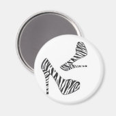 Aimant Zebra Fun (Recto/Verso)