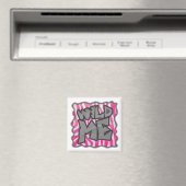 Aimant Zebra Hot Rose et White Wild Me (In Situ (Lave-vaisselle))