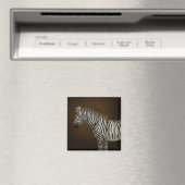 Aimant Zebra Illustration Faune exotique (In Situ (Lave-vaisselle))