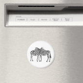 Aimant Zebra Love (In Situ (Lave-vaisselle))