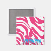 Aimant Zebra Magenta (Recto/Verso)