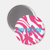 Aimant Zebra Magenta (Recto/Verso)