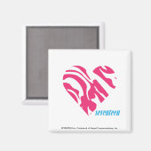 Aimant Zebra Magenta 2 (Recto/Verso)