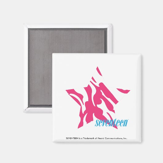 Aimant Zebra Magenta 4 (Recto/Verso)