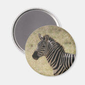 Aimant zebra mane (Recto/Verso)