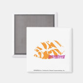 Aimant Zebra Orange (Recto/Verso)