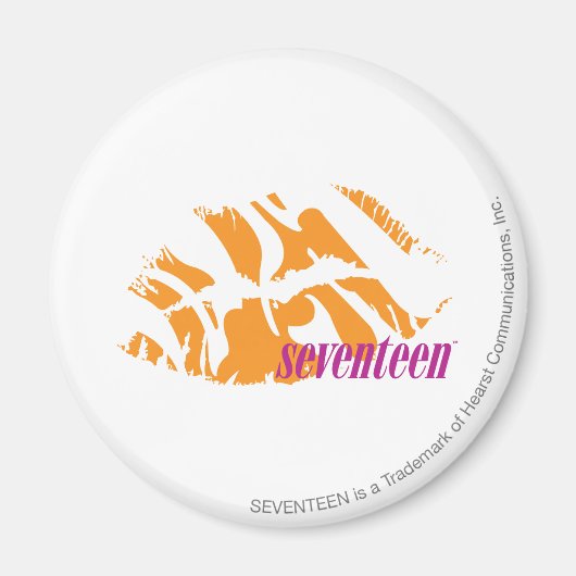 Aimant Zebra Orange (Devant)