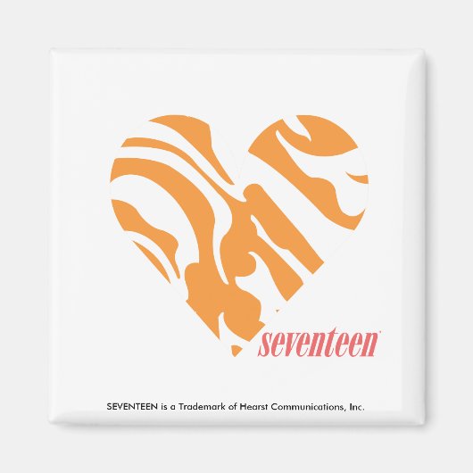 Aimant Zebra Orange 2 (Devant)