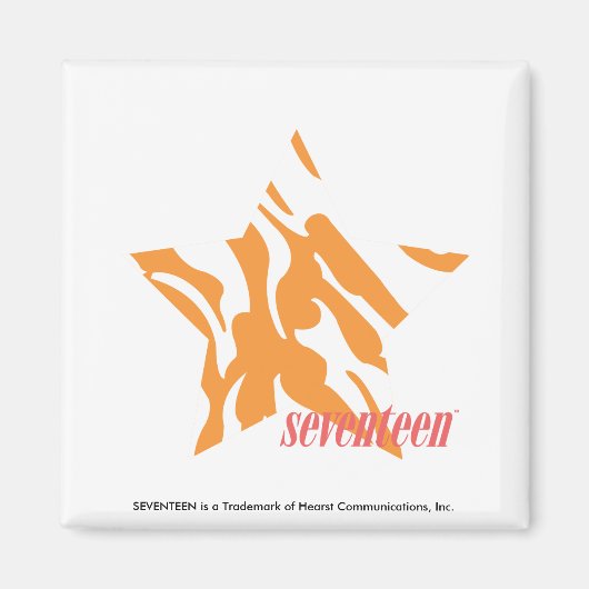 Aimant Zebra Orange 3 (Devant)